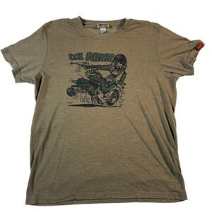 Y2K Ed Roth Rat Fink US Army Military Series Men's T Shirt Large Rare 2006